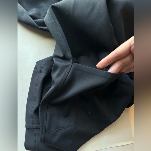 Athleta Woman's Black Delancey Skyline Long Sleeve Dress, Size MP - Picture 5 of 8